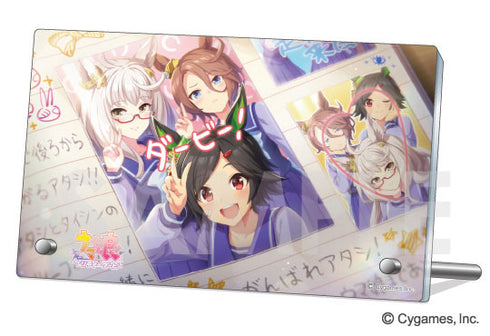 『ウマ娘 プリティーダービー』アクリルプレート Vol.3 3.ビワハヤヒデ&ナリタタイシン&ウイニングチケット